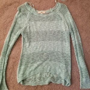Teal sweater